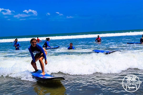 Best destinations to visit in December / January - Bali surfing in canggu